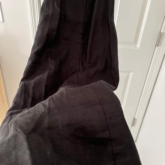 NWT DISSH Saylor Black Bow Linen Maxi dress US 6 - Picture 3 of 6